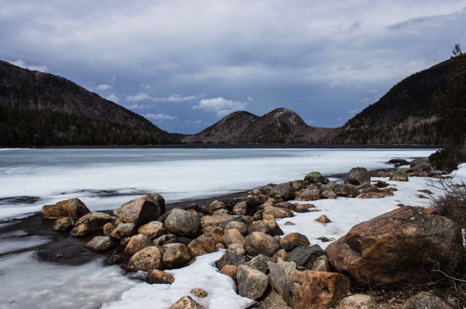 Jordon Pond Winter Jordon Pond Winter